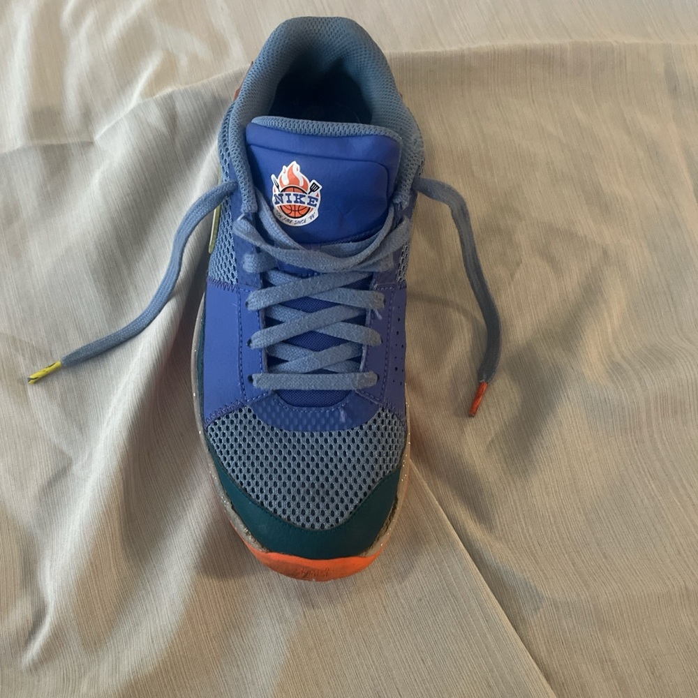 Nike Kids Blue and Orange Sneakers